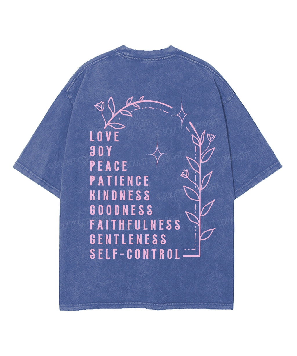 Fruit Of The Spirit Double Sided Unisex Washed Christian T-shirt Style016 Hoodie, Sweatshirt | CiraTrend.com (Image 3)
