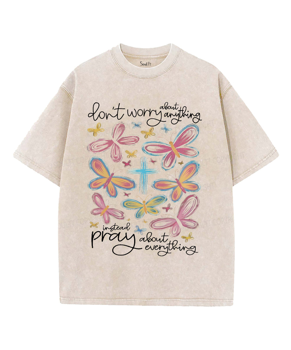 Don'T Worry About Anything Washed Christian T-Shirts, Hoodie, Sweatshirt