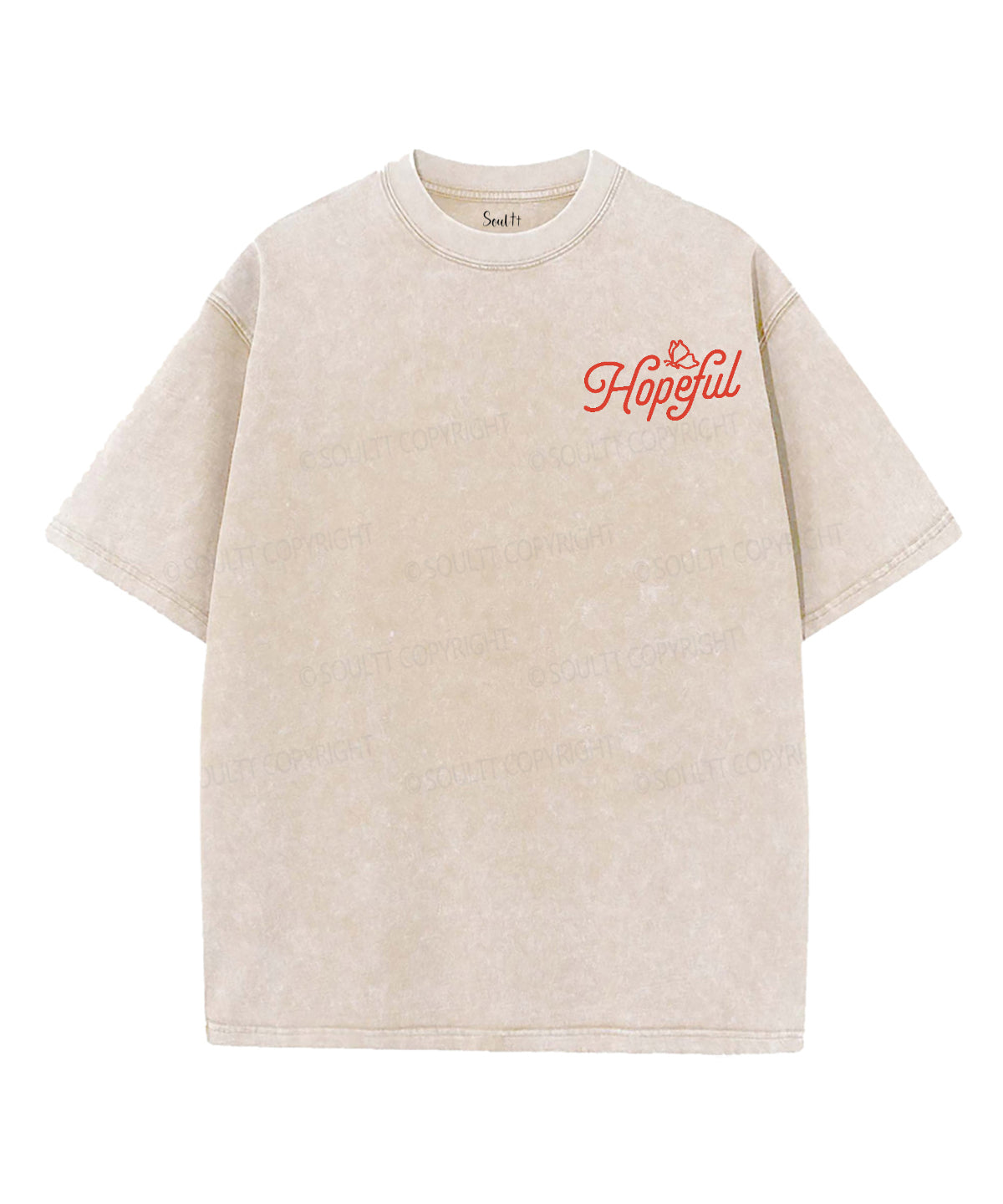 Hopeful Double Sided Washed Christian T-Shirts, Hoodie, Sweatshirt