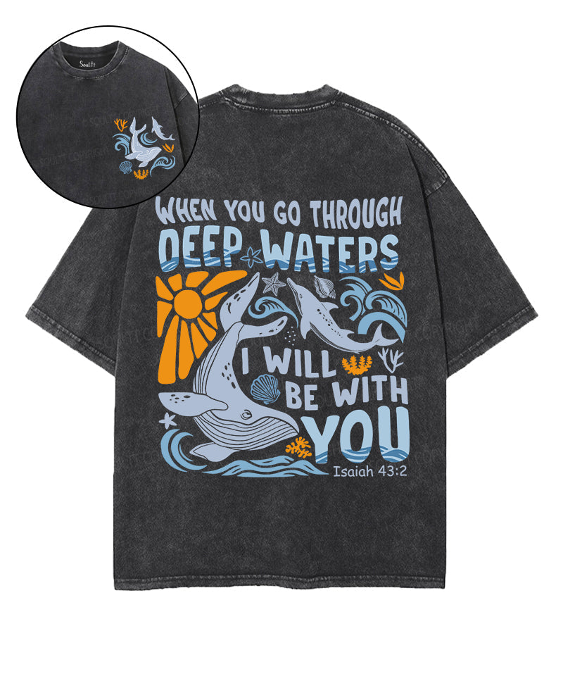 I Will Be With You Double Sided Unisex Washed Christian T-shirt Style016 Hoodie, Sweatshirt | CiraTrend.com (Image 1)