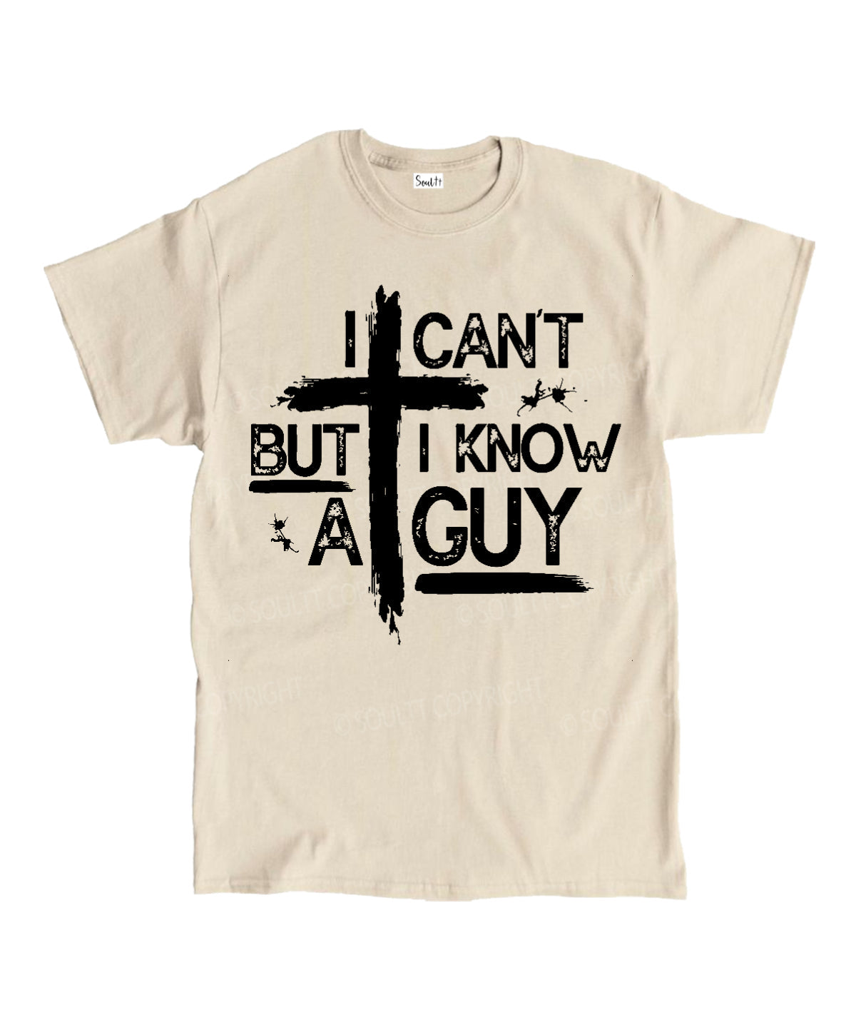 I Can't But I Know A Guy Unisex Cotton Christian T-Shirt Hoodie, Sweatshirt | CiraTrend.com (Image 1)
