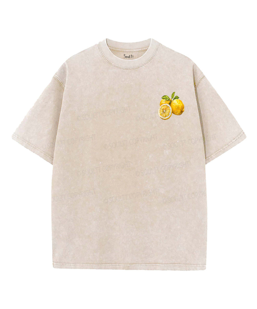 God Turns Lemons Double Sided Washed Christian T-Shirts, Hoodie, Sweatshirt