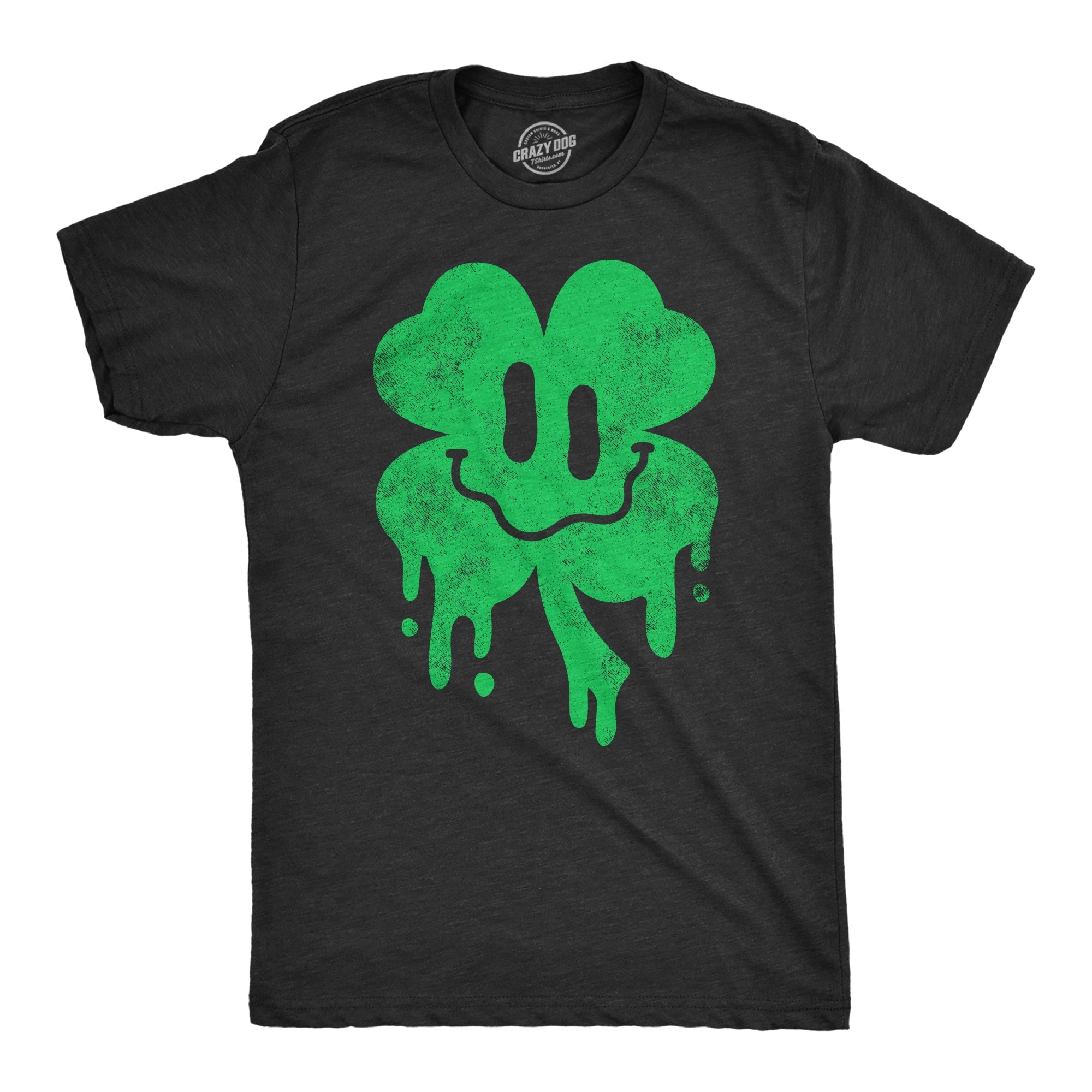 Dripping Clover Face Men's T Shirt Hoodie, Sweatshirt | CiraTrend.com (Image 1)