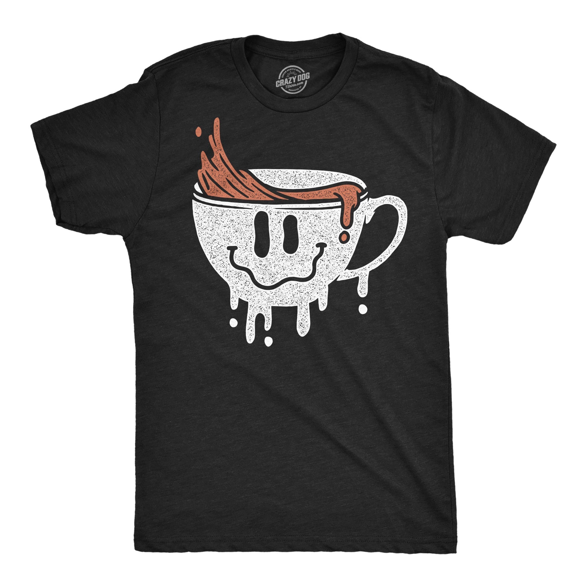 Dripping Coffee Smile Men's T Shirt Hoodie, Sweatshirt | CiraTrend.com (Image 1)