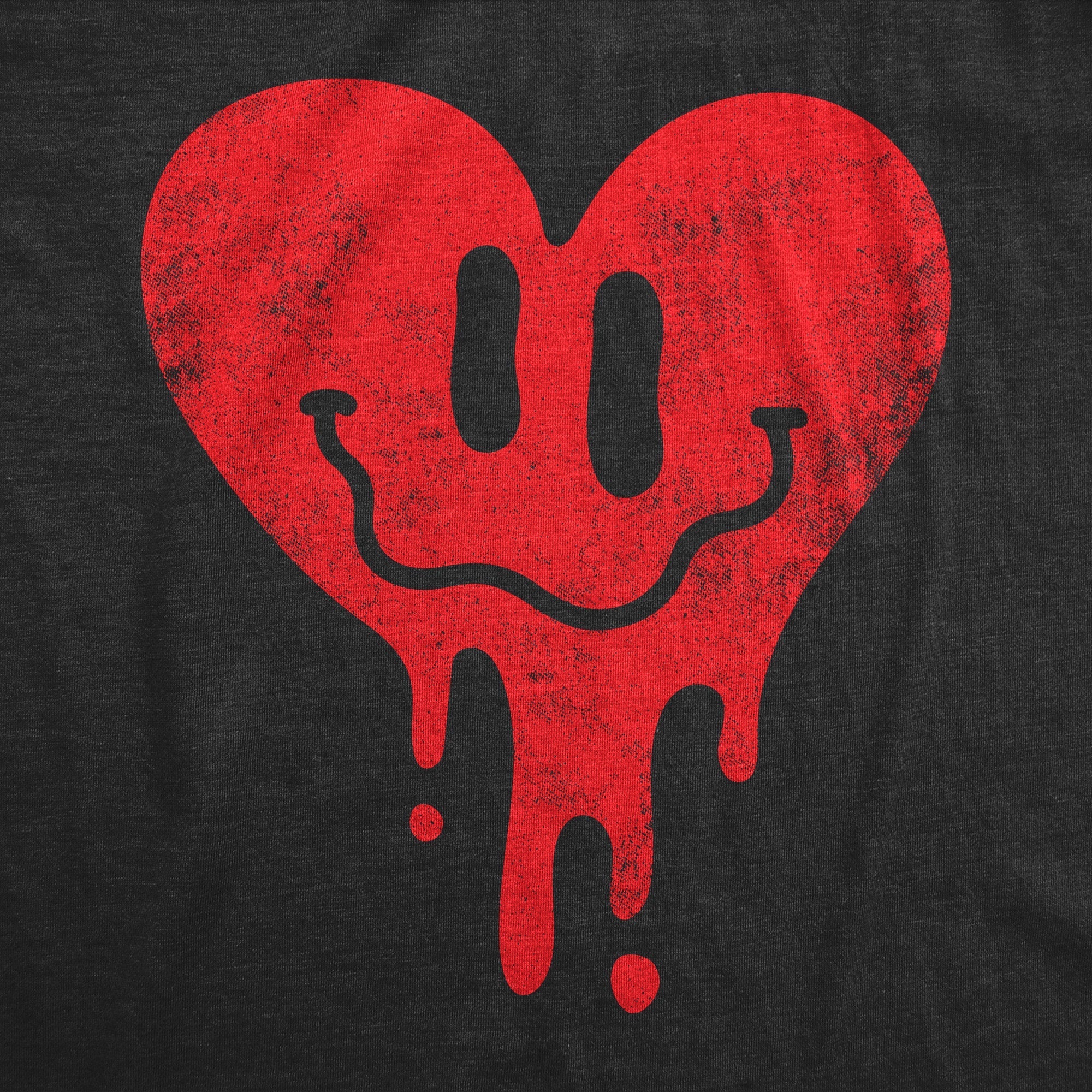 Dripping Heart Face Men's T Shirt Hoodie, Sweatshirt | CiraTrend.com (Image 2)