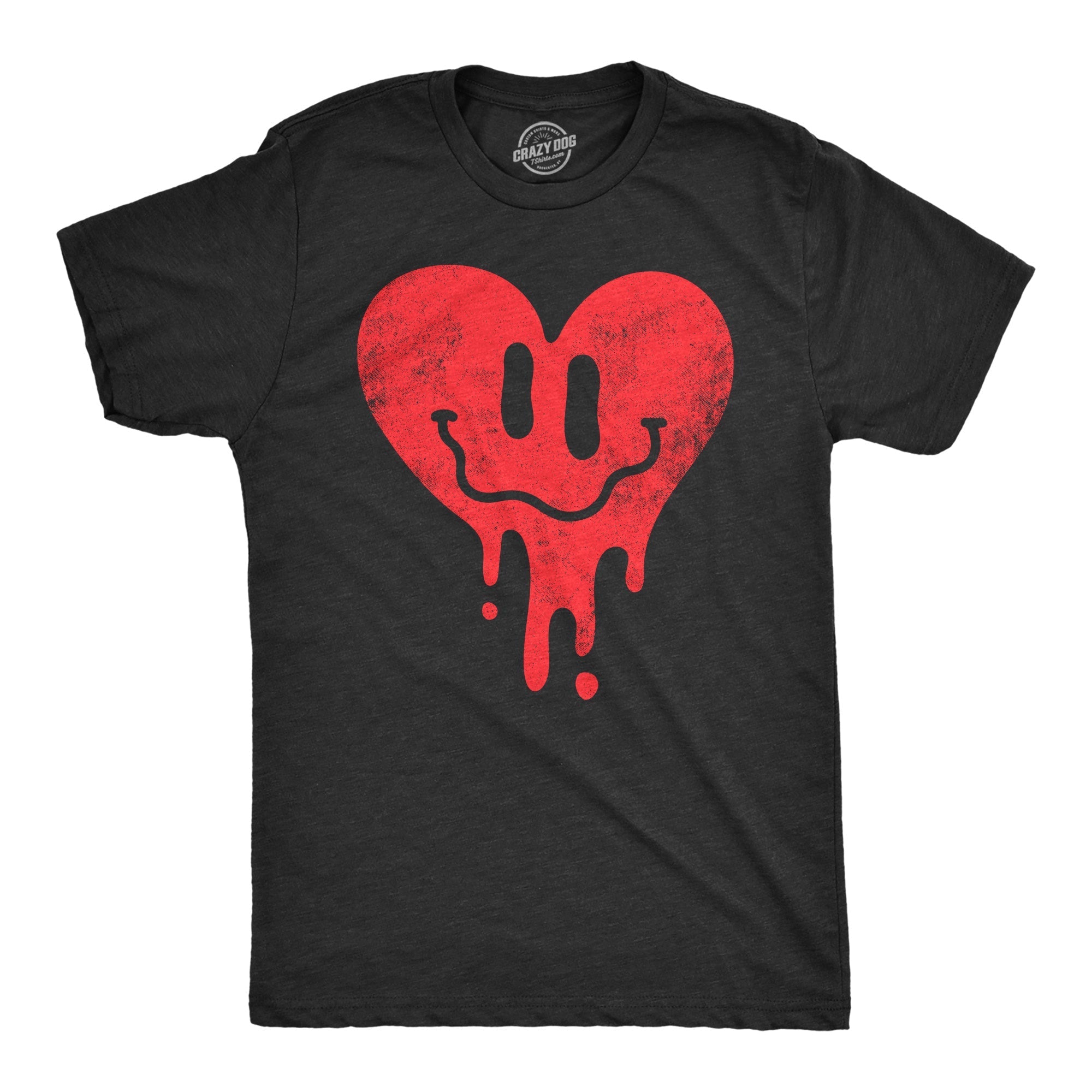 Dripping Heart Face Men's T Shirt Hoodie, Sweatshirt | CiraTrend.com (Image 1)