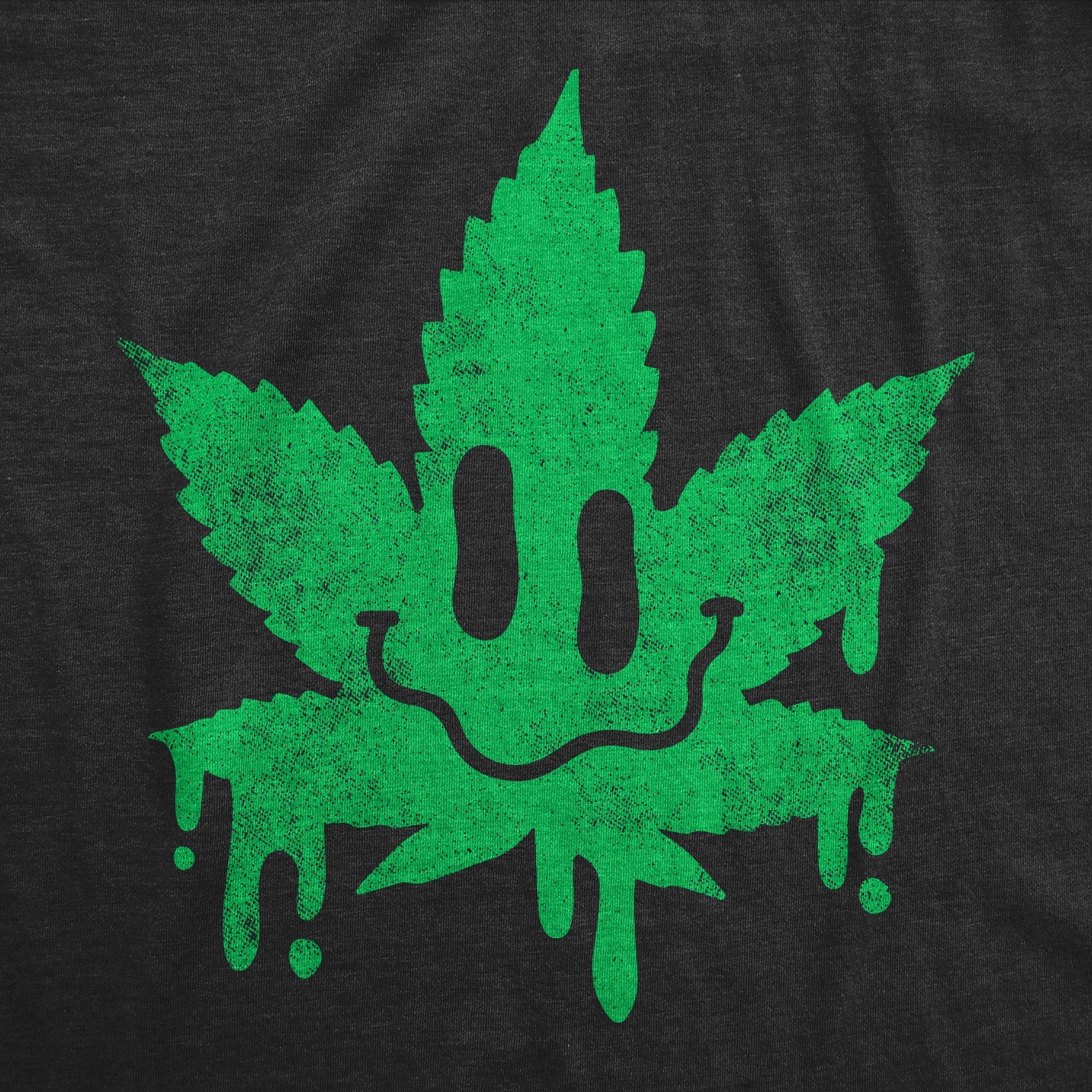 Dripping Pot Leaf Smile Men's T Shirt Hoodie, Sweatshirt | CiraTrend.com (Image 2)