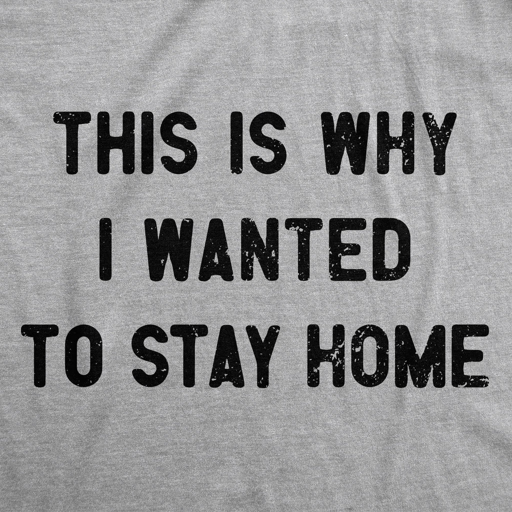 This Is Why I Wanted To Stay Home Men's T Shirt Hoodie, Sweatshirt | CiraTrend.com (Image 2)
