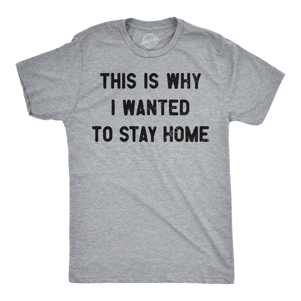 This Is Why I Wanted To Stay Home Men's T Shirt Hoodie, Sweatshirt | CiraTrend.com (Image 1)
