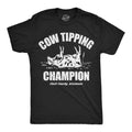 Cow Tipping Champion Men's T Shirt Hoodie, Sweatshirt | CiraTrend.com (Image 1)