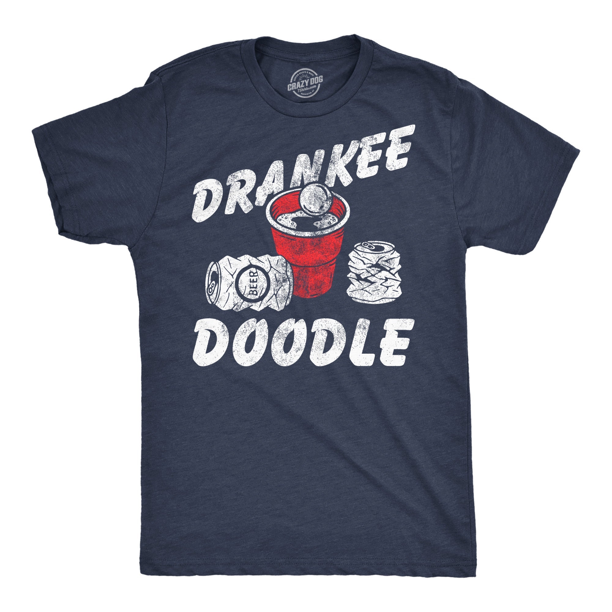 Drankee Doodle Men's T Shirt Hoodie, Sweatshirt | CiraTrend.com (Image 1)