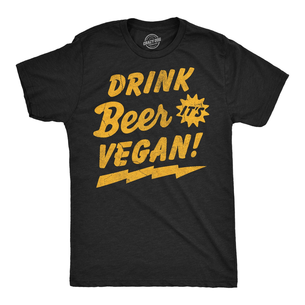 Drink Beer Its Vegan Men's T Shirt Hoodie, Sweatshirt | CiraTrend.com (Image 4)
