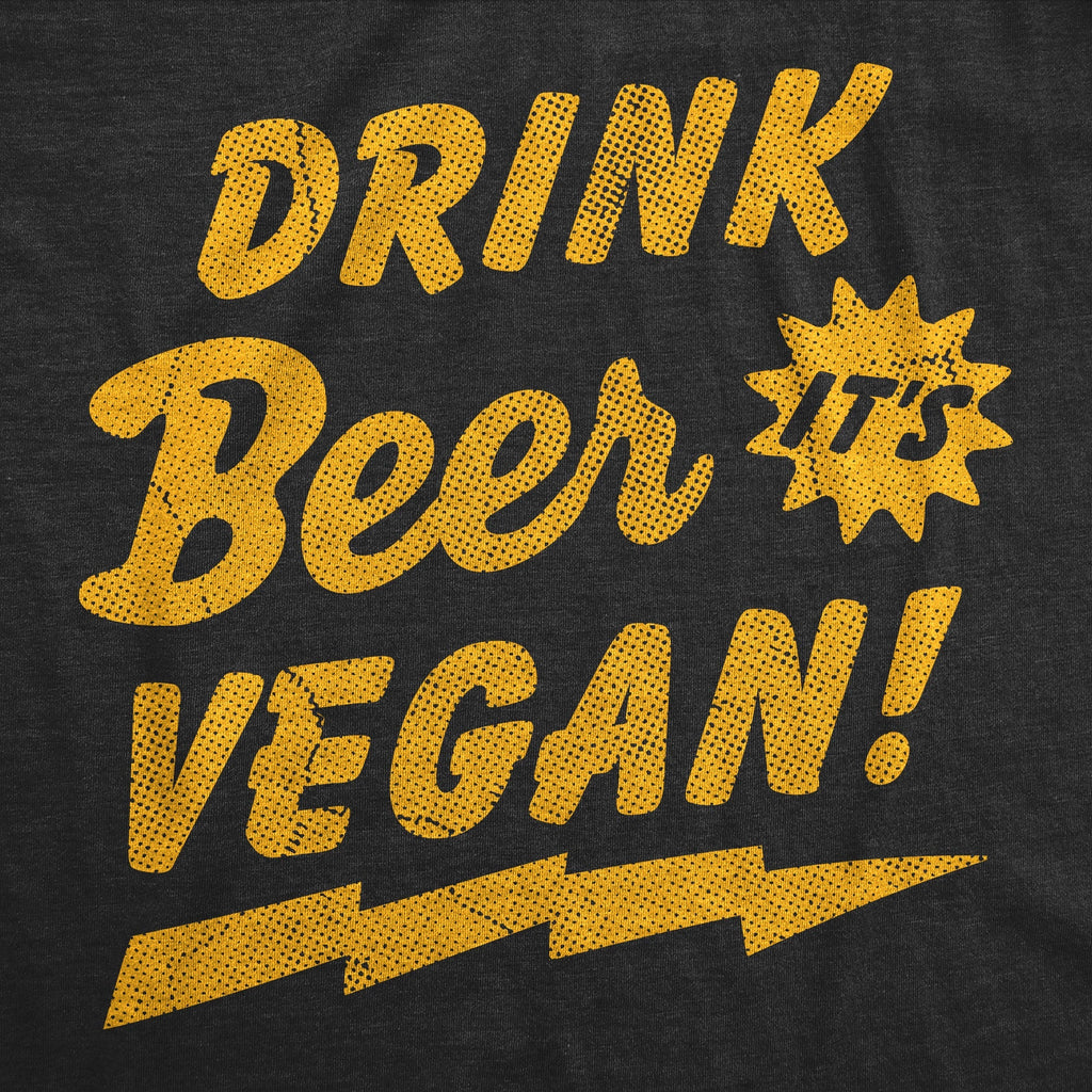 Drink Beer Its Vegan Men's T Shirt Hoodie, Sweatshirt | CiraTrend.com (Image 5)