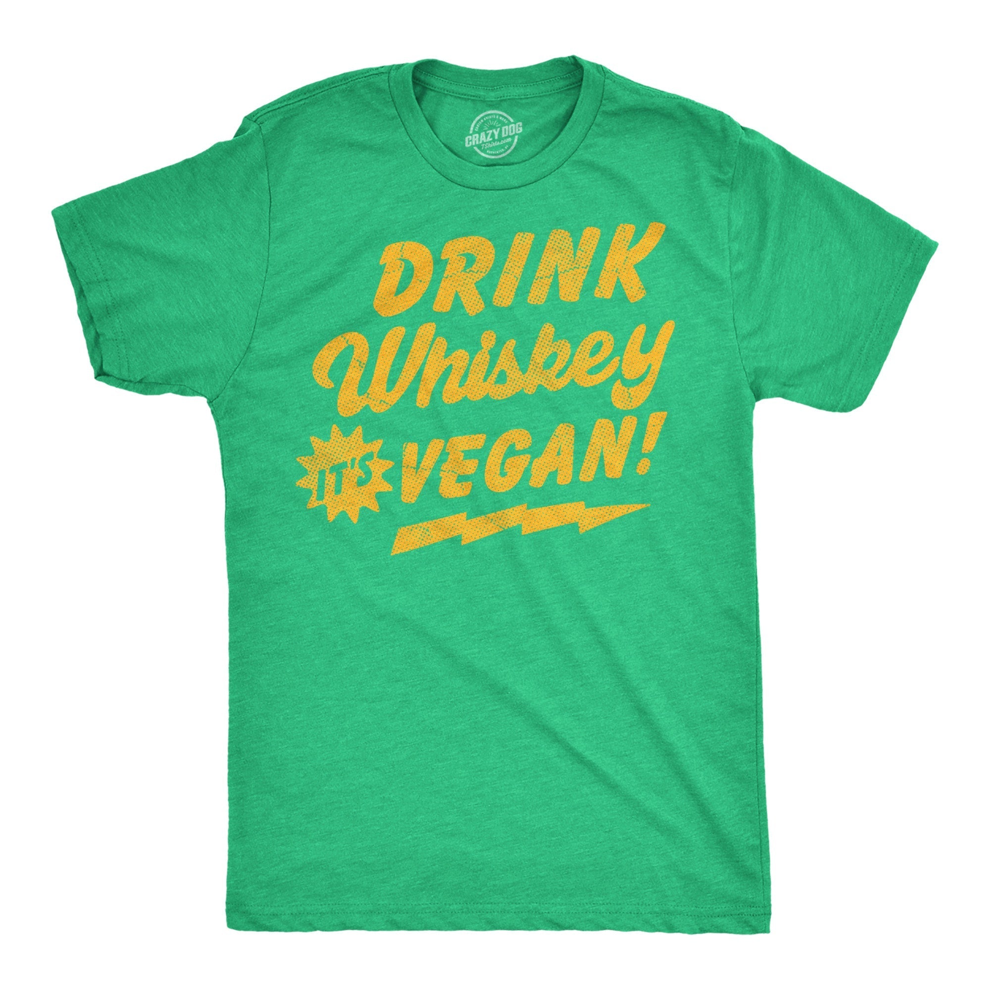 Drink Whiskey Its Vegan Men's T Shirt Hoodie, Sweatshirt | CiraTrend.com (Image 4)
