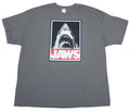 Jaws Mens T-Shirt- Big Mouth Shark Over Red Name Image Style011 Hoodie, Sweatshirt | CiraTrend.com