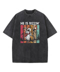 He is Rizzin' Washed Christian T-shirt Hoodie, Sweatshirt | CiraTrend.com (Image 1)