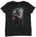 Judge Dredd Crouched Behind Bullet Shot Glass Image T-Shirts, Hoodie, Sweatshirt