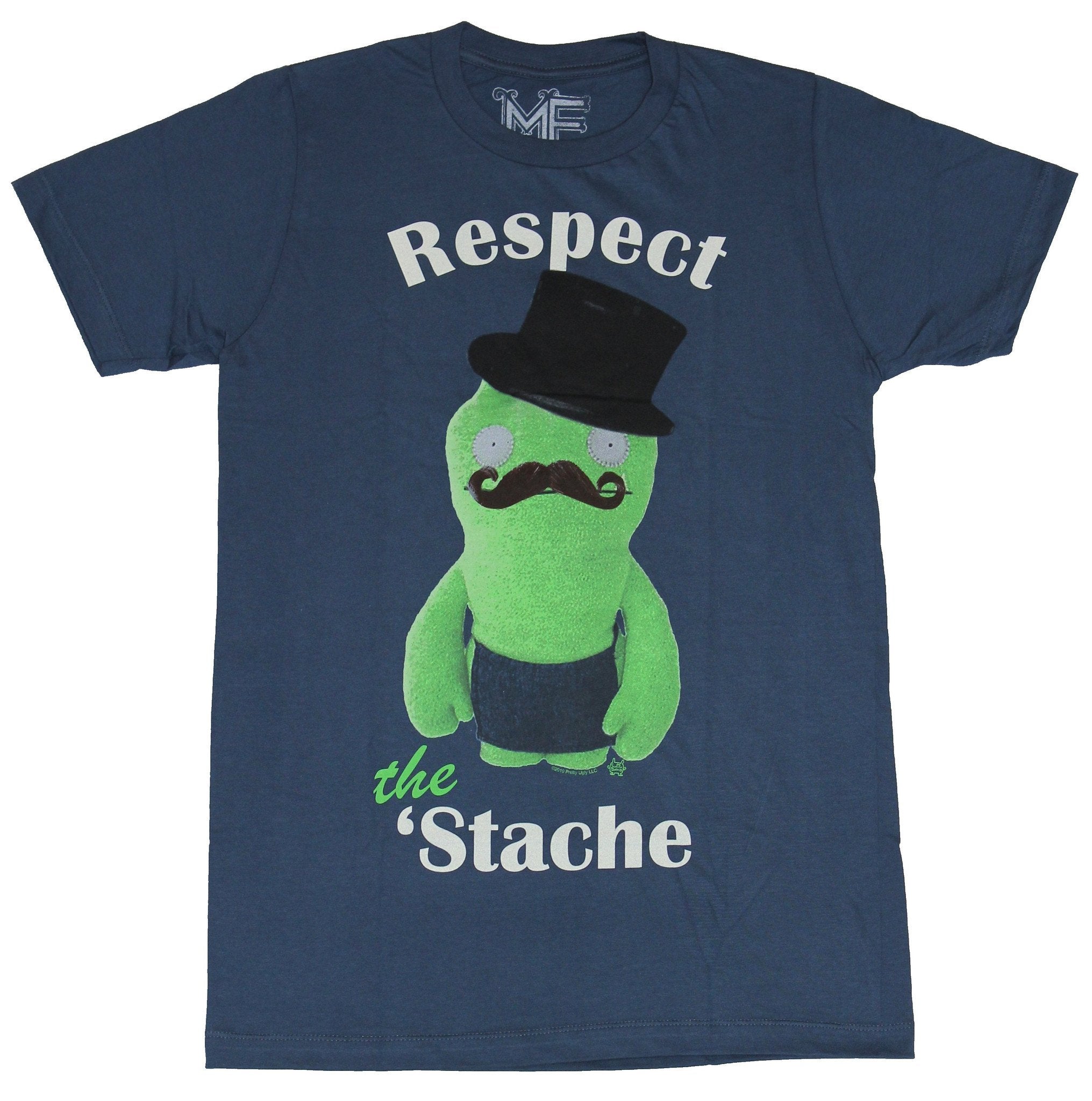 Ugly Dolls Respect Stache Green Ugly Doll Mustache T-Shirts, Hoodie, Sweatshirt