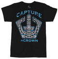 Capture the Crown Mens T-Shirt -  Blue Words Geometric Filled Logo Image Hoodie, Sweatshirt | CiraTrend.com