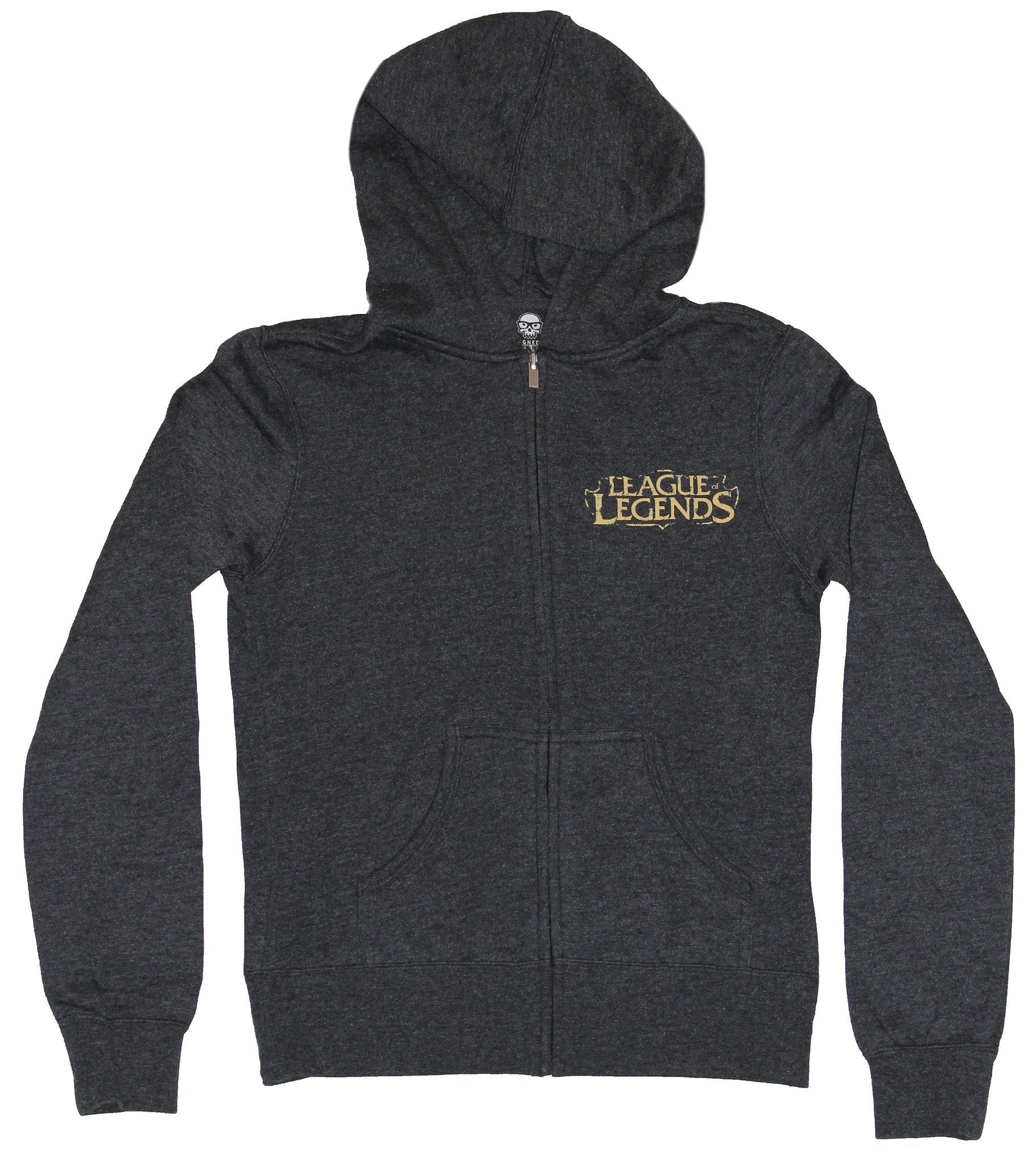 League of Legends Girls Juniors  Light Zip Up Hoodie -  Logo Front & Back Image T-Shirts, Sweatshirt | CiraTrend.com