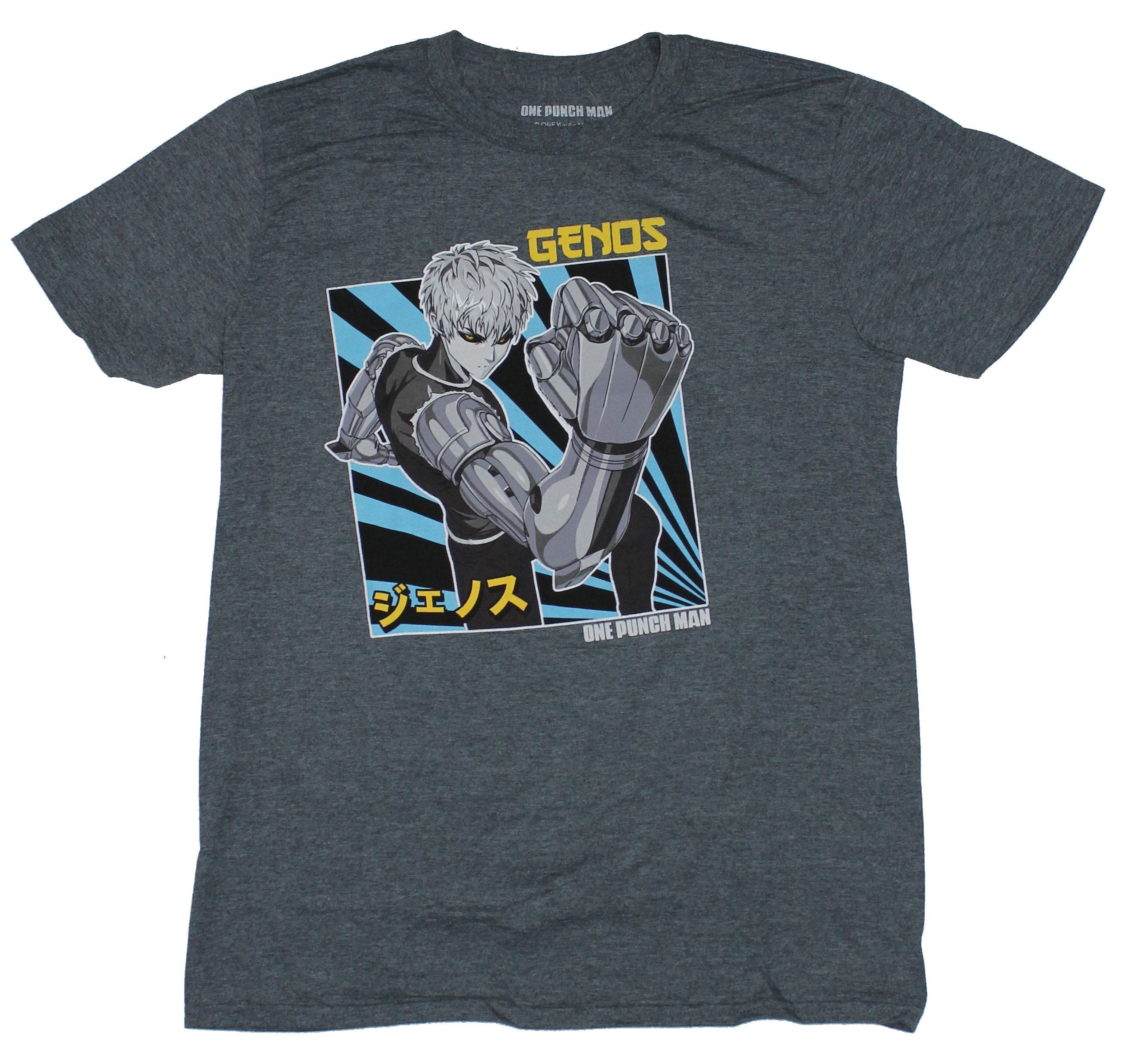 One Punch Man Mens T-Shirt - Genos Power Posed Serious Image Hoodie, Sweatshirt | CiraTrend.com
