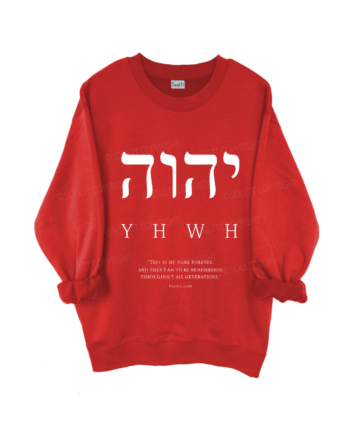 YHWH Christian Fleece Sweatshirt T-Shirts, Hoodie | CiraTrend.com (Image 2)