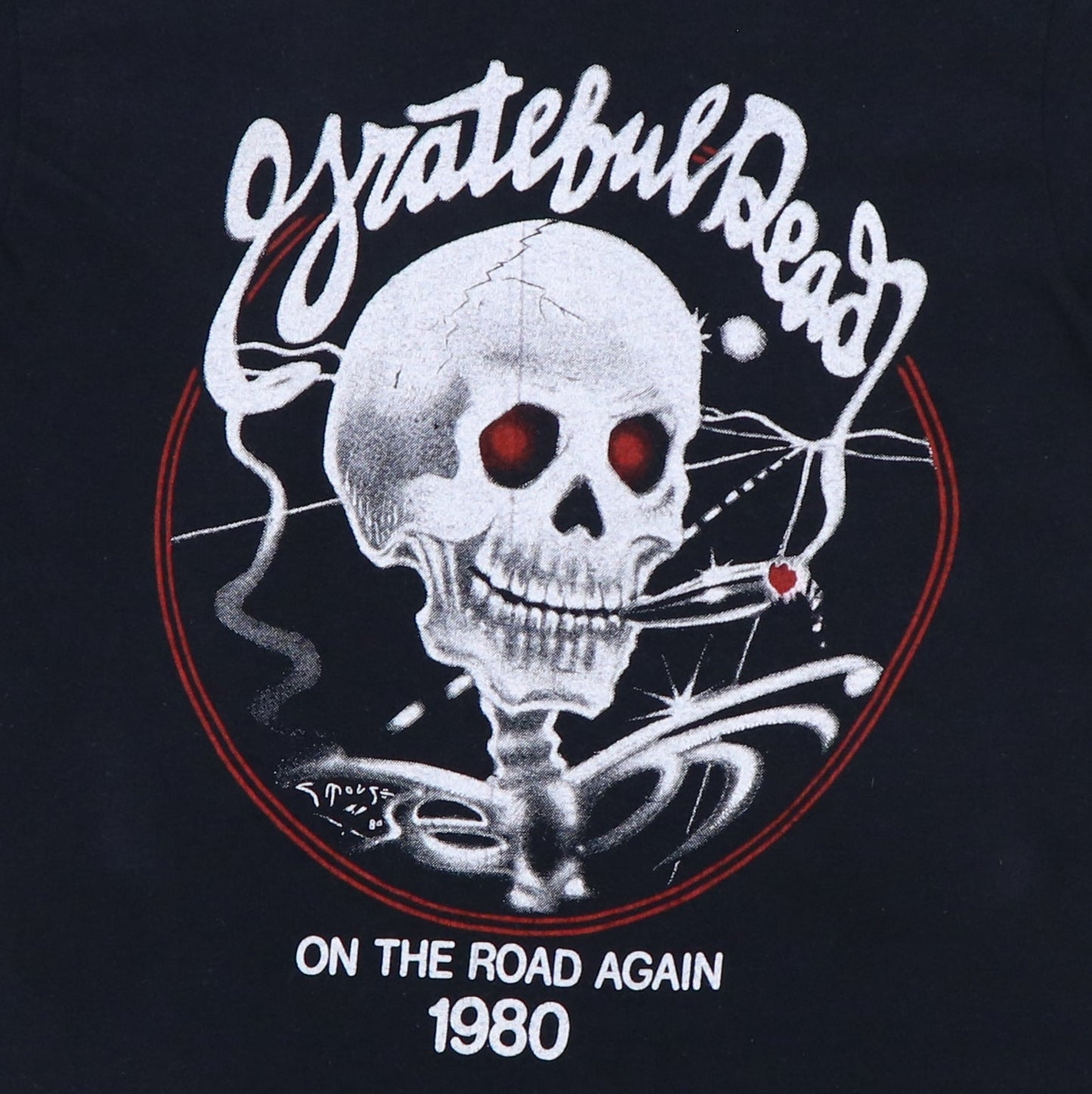 1980 Grateful Dead On The Road Again Tour Shirt Style002