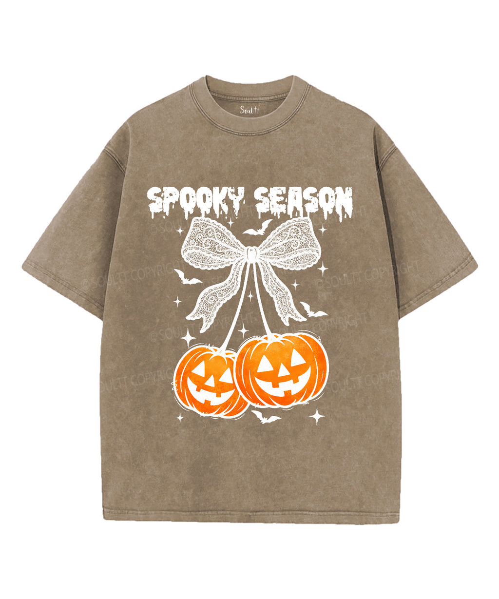 Spooky Season Unisex Washed Christian T-shirt Hoodie, Sweatshirt | CiraTrend.com (Image 5)