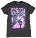 Venom Mens T-Shirt - Pink & Purple Standing Under Graffiti Name Hoodie, Sweatshirt | CiraTrend.com