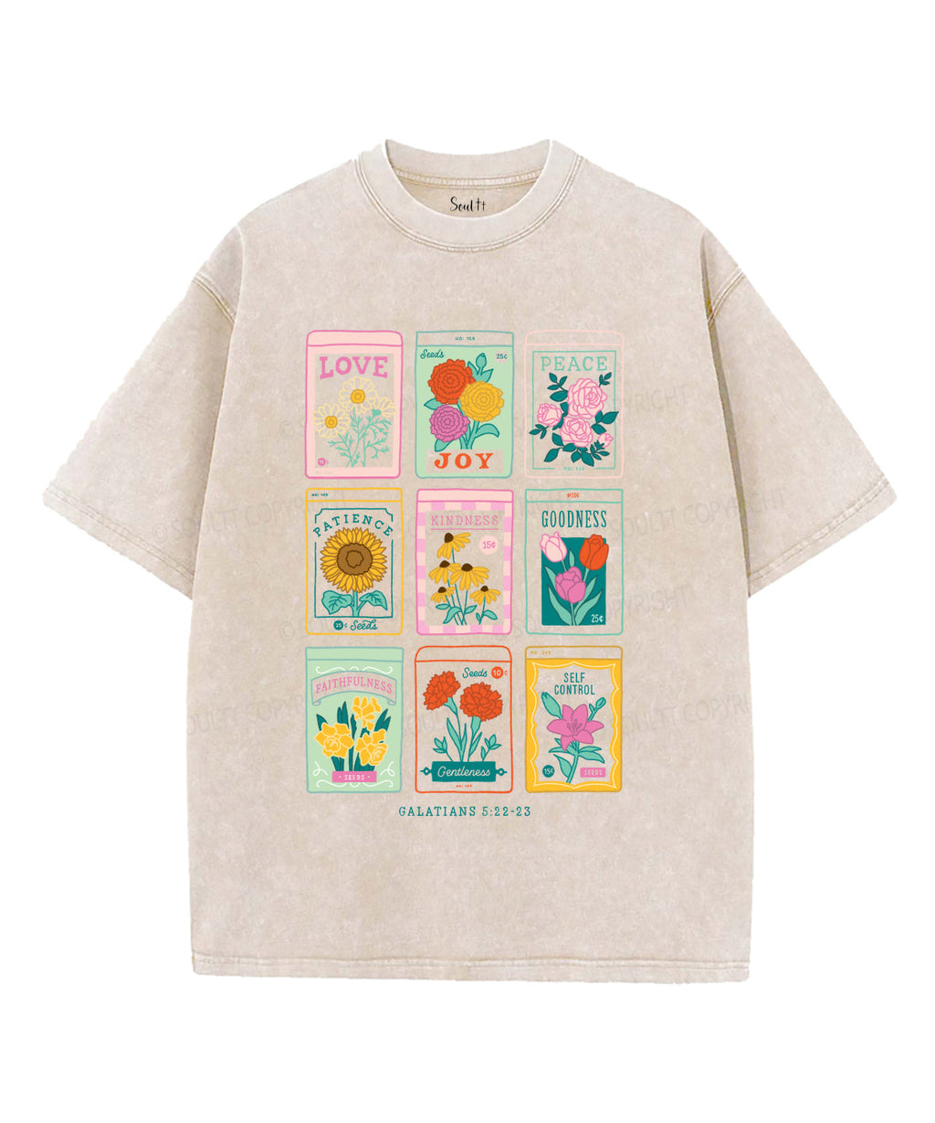 Fruit Of The Spirit Washed Christian T-shirt Style002 Hoodie, Sweatshirt | CiraTrend.com (Image 1)