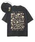 It Is Well With My Soul Double Sided Unisex Washed Christian T-shirt Style009 Hoodie, Sweatshirt | CiraTrend.com (Image 1)