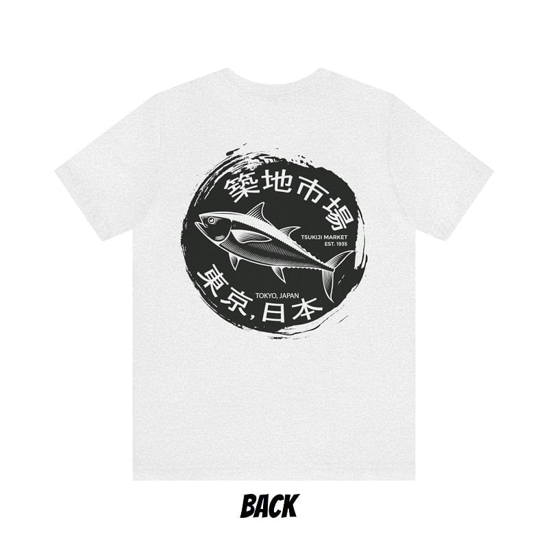 Tsukiji Fish Market Unisex Tee (Back Print) Hoodie, Sweatshirt | CiraTrend.com (Image 5)