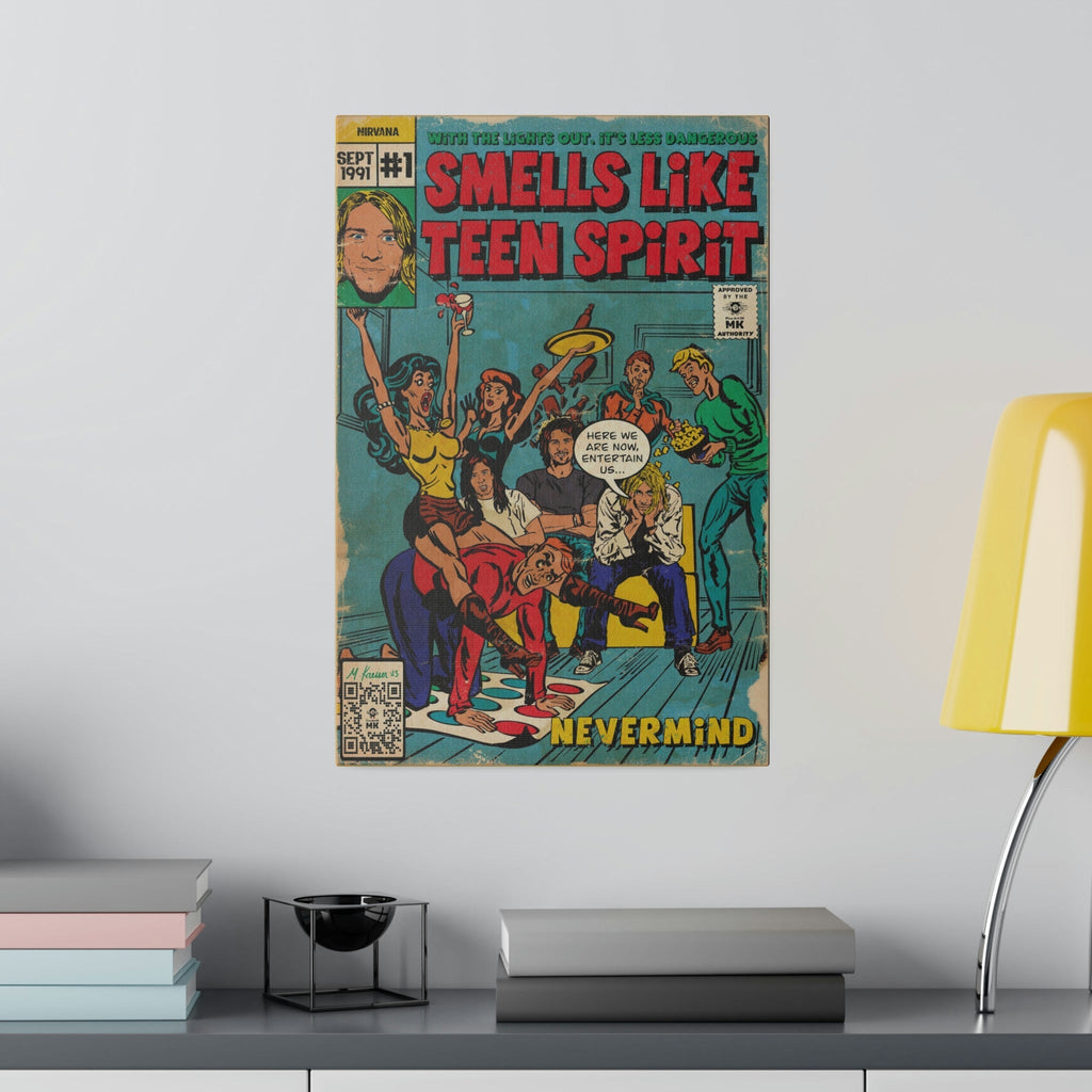 Smells Like Teen Spirit -  Matte Canvas, Stretched, 0.75" T-Shirts, Hoodie, Sweatshirt | CiraTrend.com (Image 4)