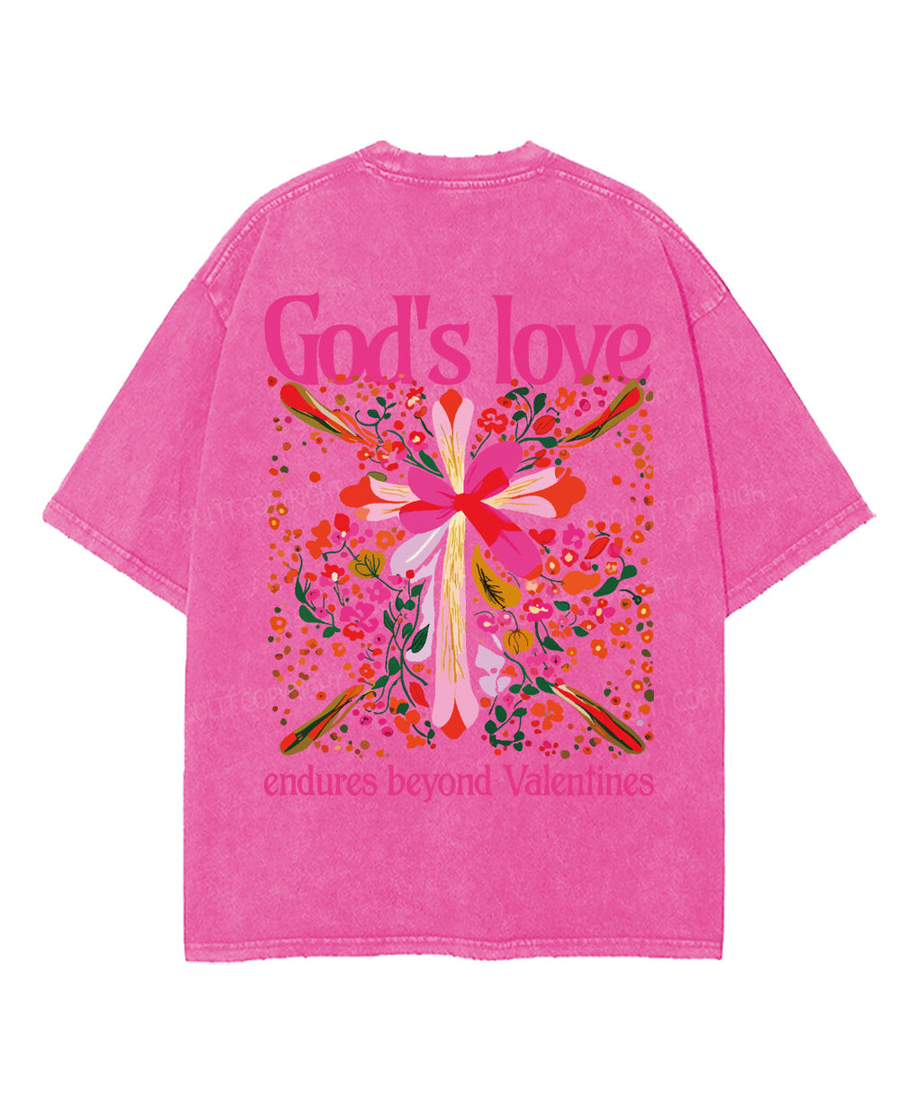 God'S Love Double Sided Washed Christian T-Shirts, Hoodie, Sweatshirt
