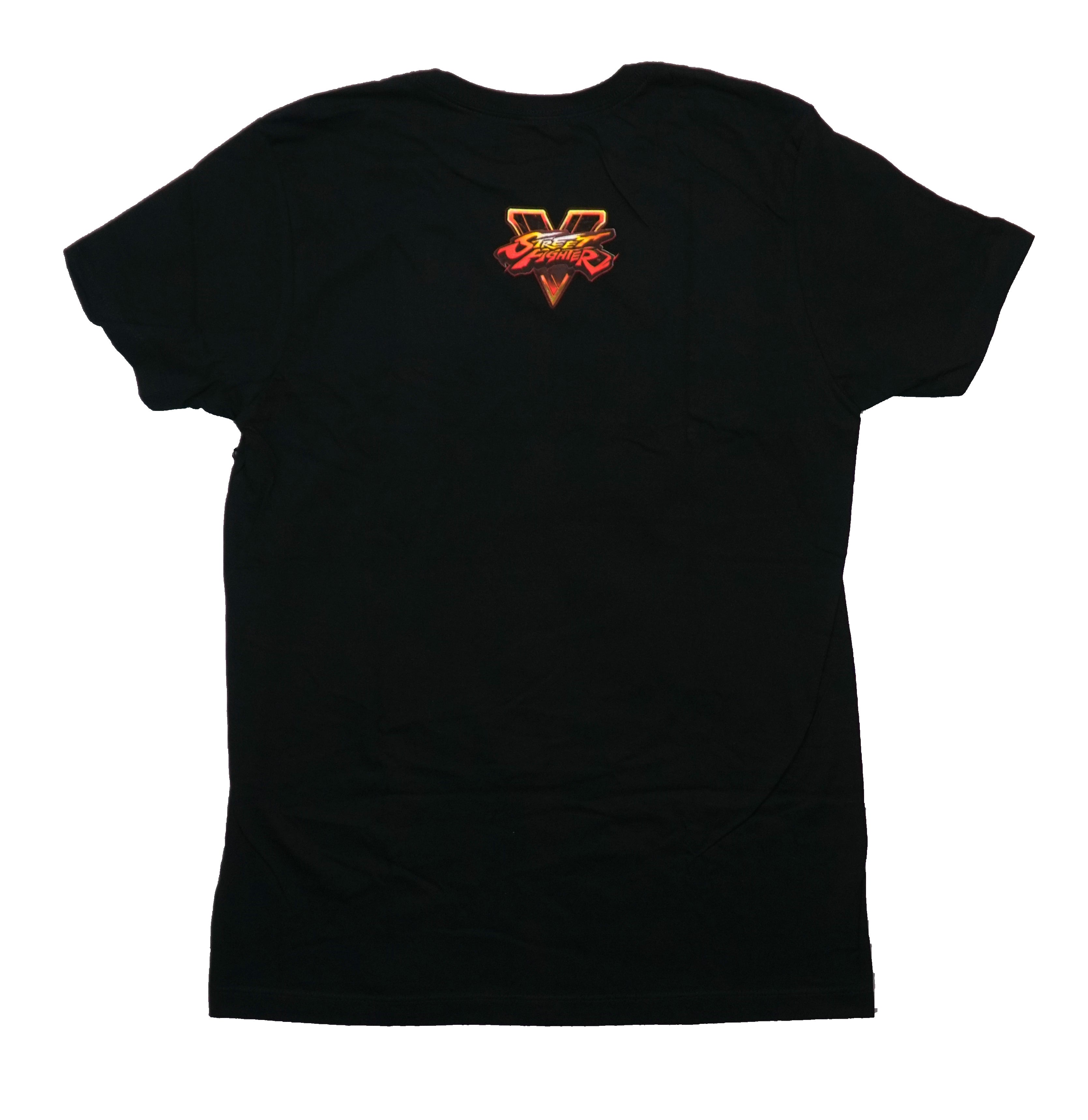 Street Fighter Mens T-Shirt - Ken & Ryu Hadoken Duo Front Logo on Back Hoodie, Sweatshirt | CiraTrend.com (Image 2)