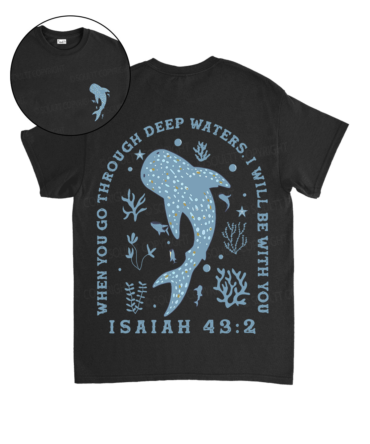 I Will Be With You Double Sided Unisex Cotton Christian T-Shirt Style004 Hoodie, Sweatshirt | CiraTrend.com (Image 1)