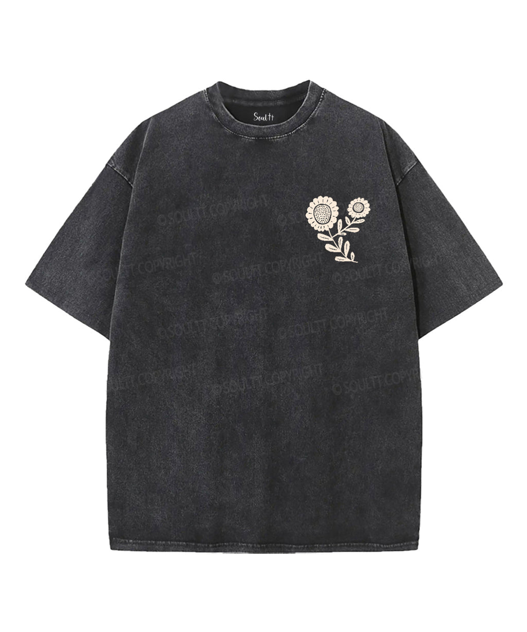 It Is Well With My Soul Double Sided Unisex Washed Christian T-shirt Style006 Hoodie, Sweatshirt | CiraTrend.com (Image 2)