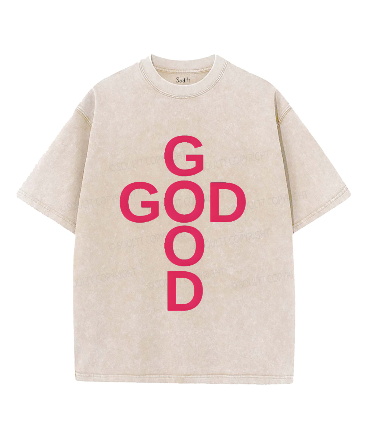 God Is Good Unisex Washed Christian T-shirt Style004 Hoodie, Sweatshirt | CiraTrend.com (Image 4)