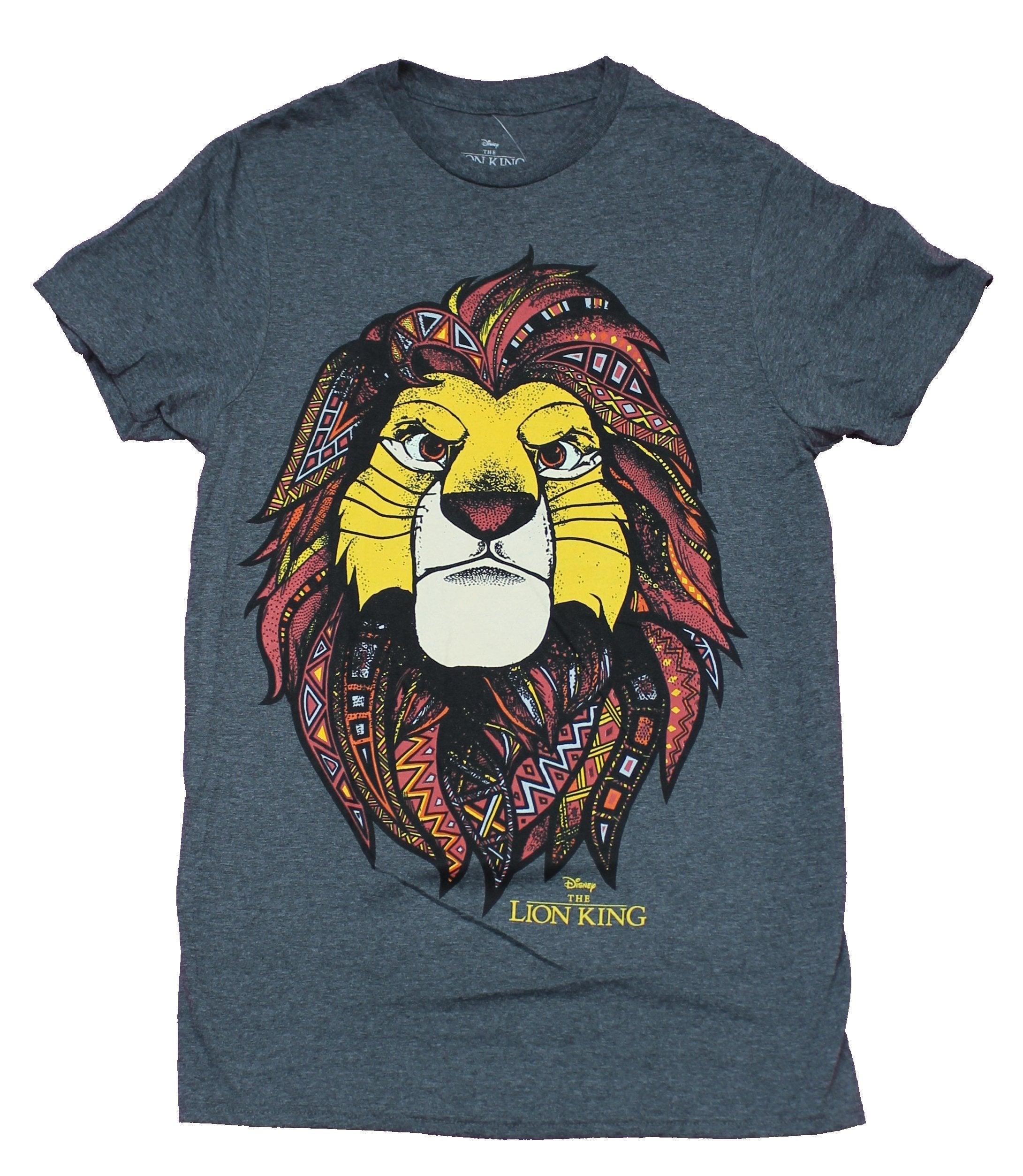 The Lion King Mens T-Shirt - Stylistic Serious Simba Face Hoodie, Sweatshirt | CiraTrend.com