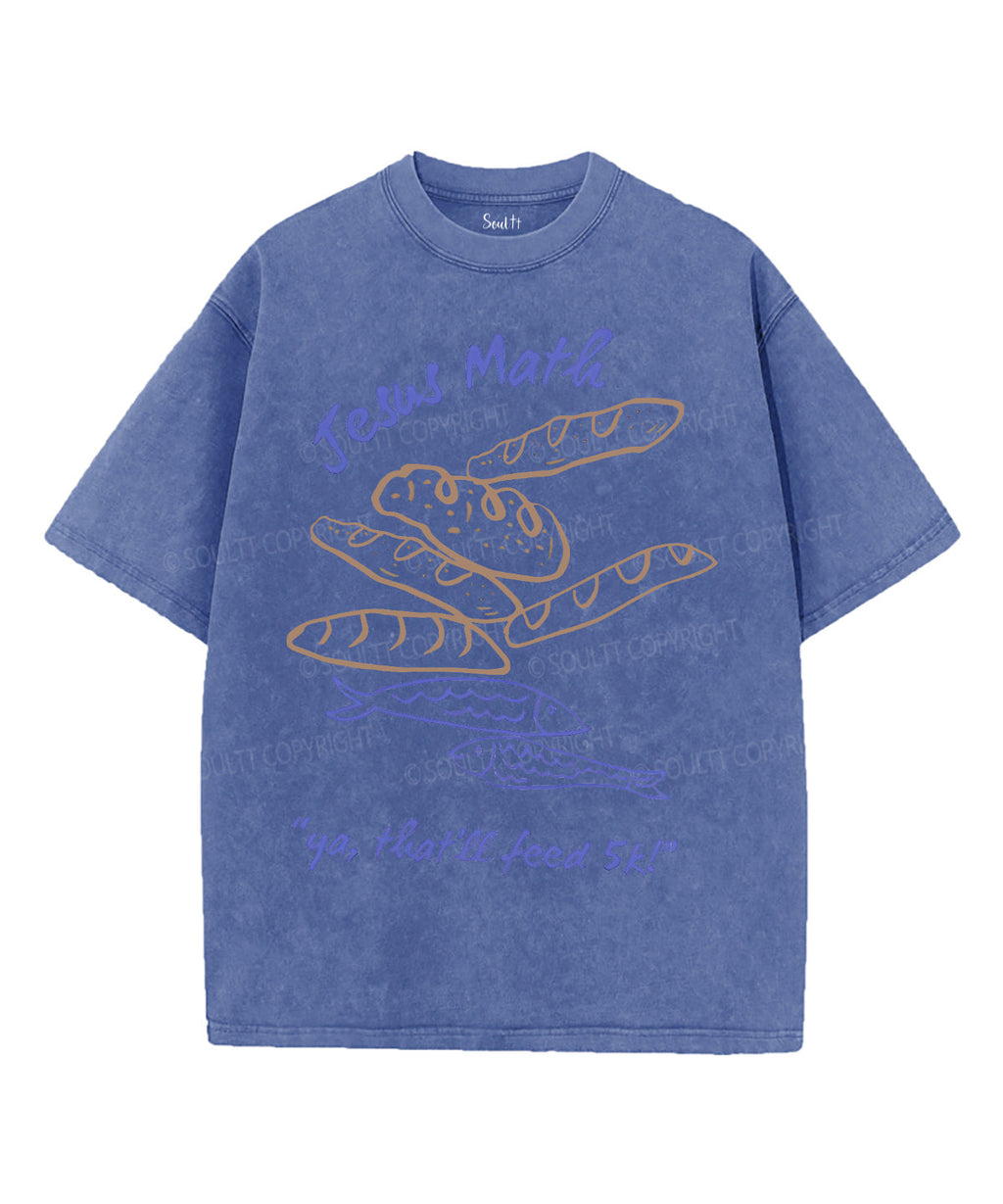 Fish And Loaves Unisex Washed Christian T-shirt Style001 Hoodie, Sweatshirt | CiraTrend.com (Image 4)