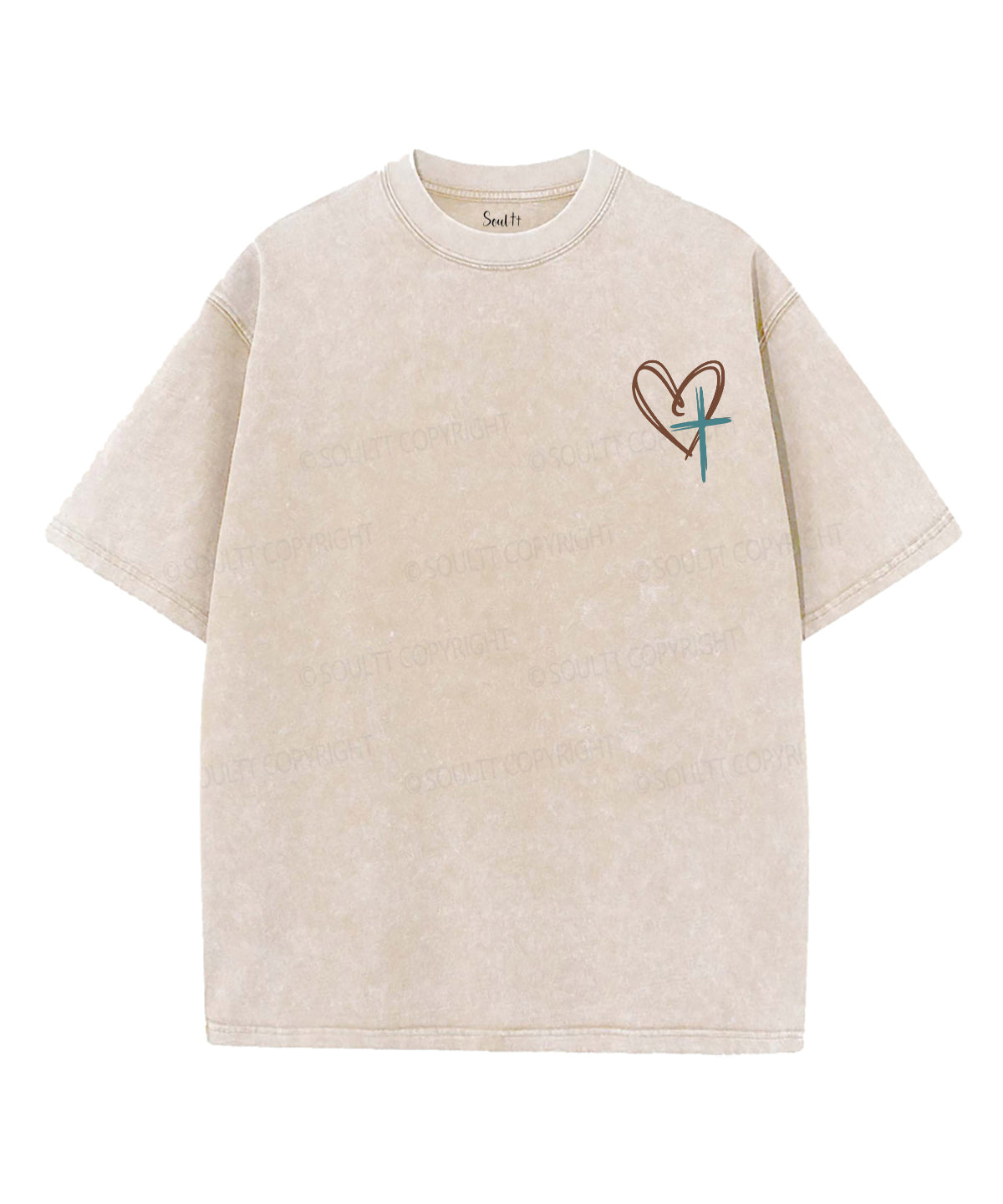 Jesus Has My Back Double Sided Unisex Washed Christian T-shirt Style001 Hoodie, Sweatshirt | CiraTrend.com (Image 5)