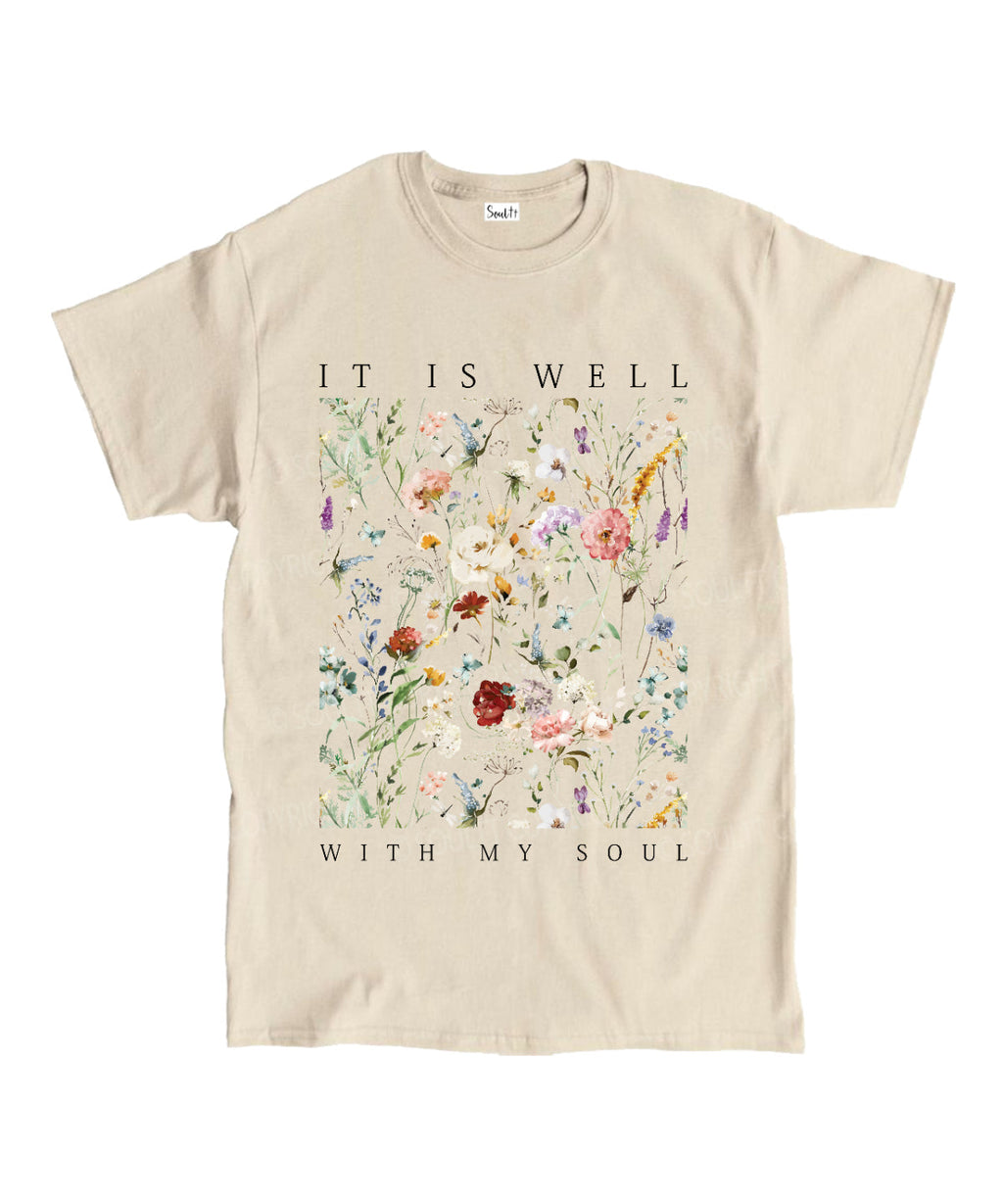 Is Well My Soul Cotton Christian Style003 T-Shirts, Hoodie, Sweatshirt