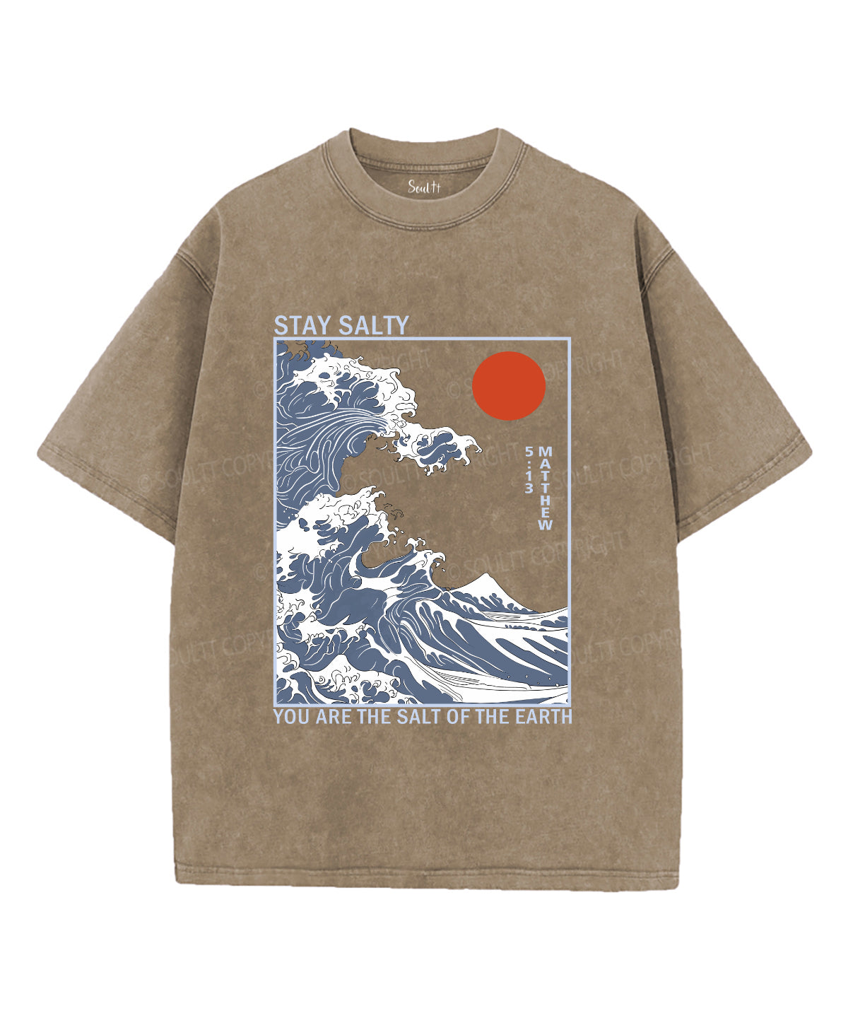 Stay Salty Unisex Washed Christian T-shirt Style015 Hoodie, Sweatshirt | CiraTrend.com (Image 5)