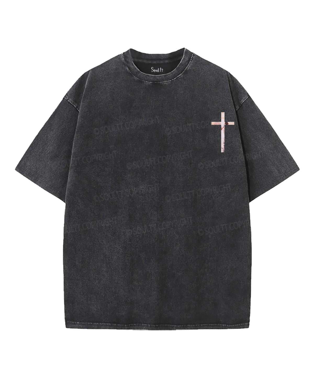 A Woman Who Walks With God Double Sided Unisex Washed Christian T-shirt Hoodie, Sweatshirt | CiraTrend.com (Image 3)