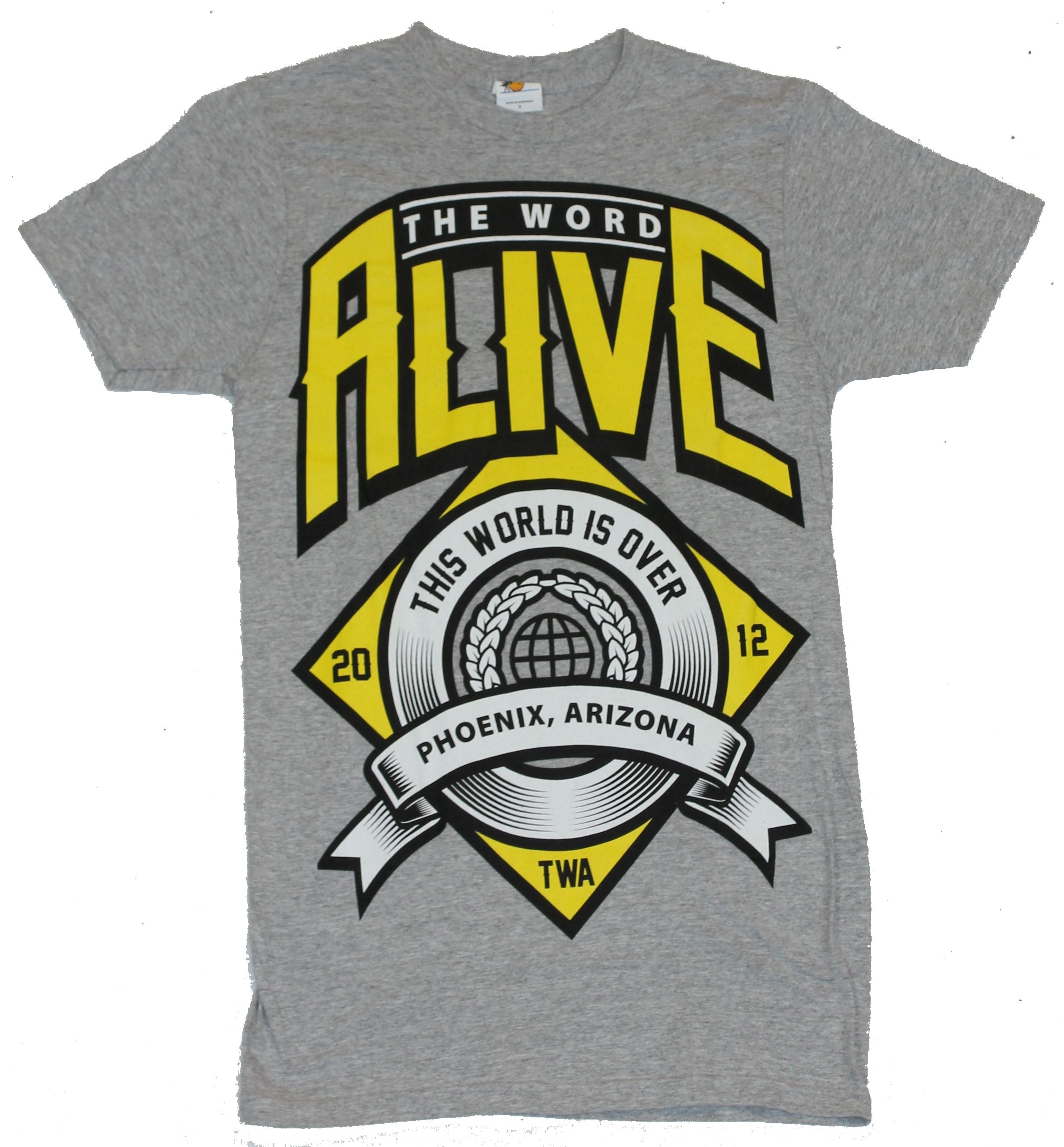 The Word Alive Mens T-Shirt -  "The World Is Over" Crest Image Hoodie, Sweatshirt | CiraTrend.com