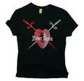 Never Again Girls Juniors T-Shirt - Band  Logo Heart With Swords Girls Hoodie, Sweatshirt | CiraTrend.com (Image 1)