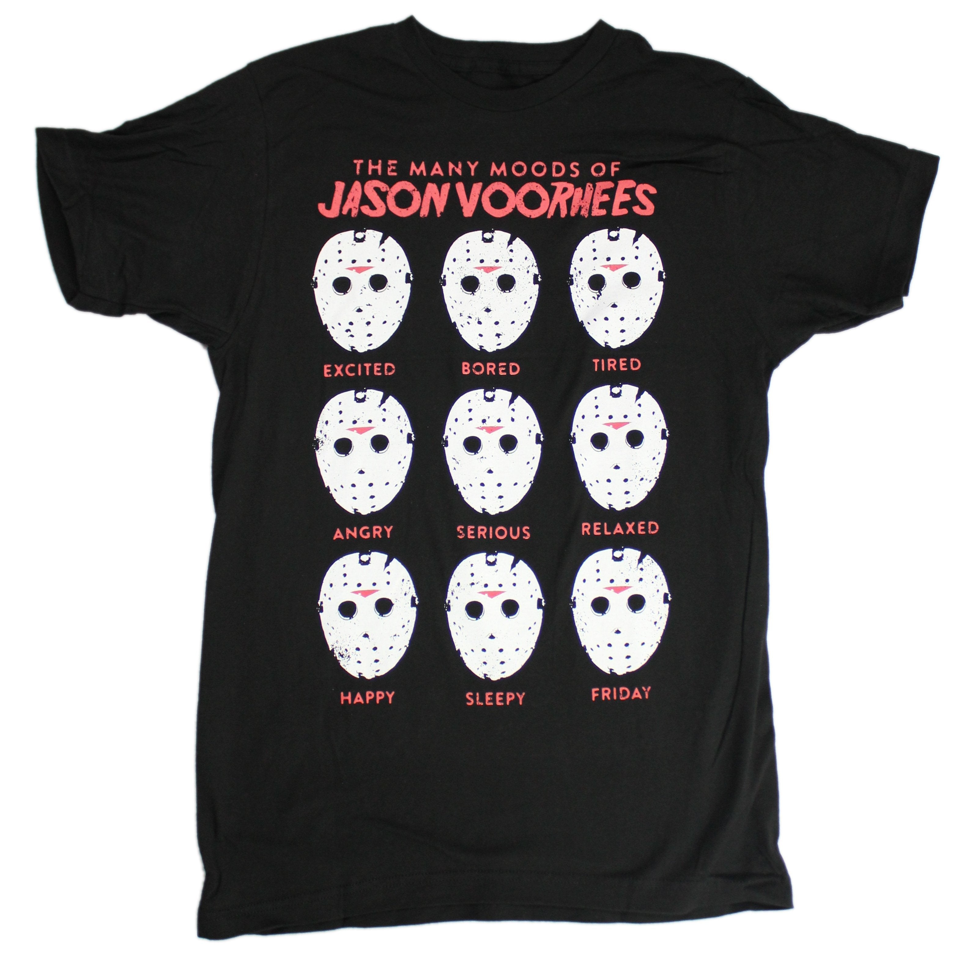 Friday 13th Mens T-Shirt - The Many Moods of Jason Voorhees Hoodie, Sweatshirt | CiraTrend.com