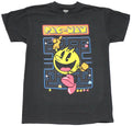 Pac-Man Mens T-Shirt - Giant Pac-Man Jumping over Game Screen Hoodie, Sweatshirt | CiraTrend.com