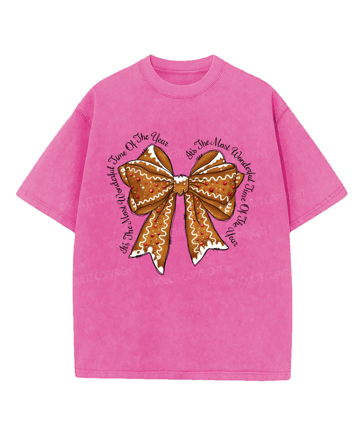 Tis The Most Wonderful Time Washed Christian T-shirt Hoodie, Sweatshirt | CiraTrend.com (Image 3)