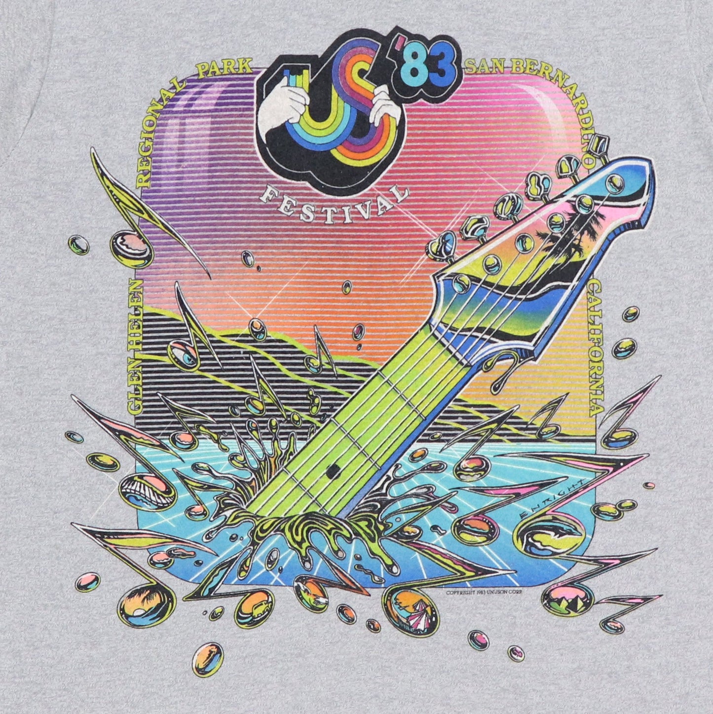 1983 Us Festival Concert Shirt Style010